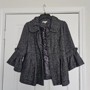 Forever 21 3/4 butterfly sleeve coat